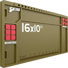 Pistol Gun Cleaning Mat Gun Cleaning Pad W/ Magnetic Organizer Parts Tray