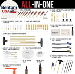 Universal Gun Cleaning Kit for Handgun Shotgun & Pistol,Elite Gun Cleaning Set w