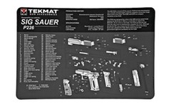 TekMat, For SIG SAUER P226 226 Pistol Mat, 11″x17″, Black and Gray