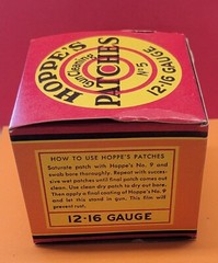Vintage Full Hoppe’s Gun Cleaning Patches No 5 , 12 – 16 Gauge (PRE BAR CODE)