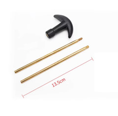 Universal Gun Cleaning Kit 16 Piece Set Bronze Bore Brushes Brass Jags