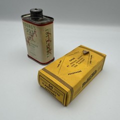 Vtg Parker & Hale British Made .303” Rifle Cleaning Kit Canvas Roll-up Bag