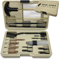 Universal Firearm Cleaning Set with Hard Case – Perfect for Pistols & Revolvers