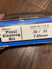 Outers Pistol Cleaning Kit No. P-479 32 w/ Case services Calibers .32 .30 7.65mm