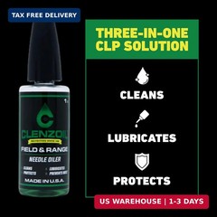 Clenzoil Field & Range Gun Cleaner Lubricant Protectant [CLP] Needle Oiler | Gun