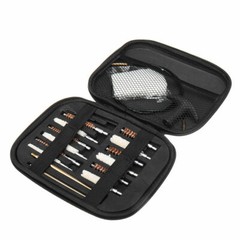 Pistol Cleaning Brush Kit Carrying Case For Caliber Hand Gun 22 357 38 40 45 9mm