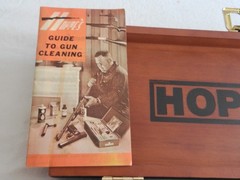 Hoppes Vintage Gun Cleaning Kit 11 Pcs/ Wood Case,Guide Manuel