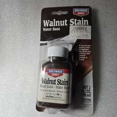 Birchwood Casey Walnut Wood Stain Water Base For Rich Brown 3 Fl Oz Bottle 24123