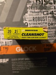Huntego 20 Gauge CleanShot Shoot-Thru Gun Bore Cleaner 4 Pack Each