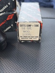 LYMAN CUTTS COMPENSATOR TUBE 16 GAUGE MOD. MODIFIED STEEL CHOKE TUBE W/ BOX NOS