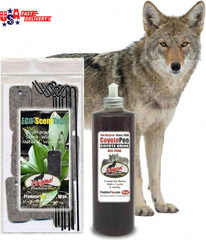 100% Coyote Urine Kit, Territorial Marking Scent Kit, Creates Predator Presence