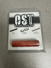 O.S.T. Operator Survival Tool Flunt Rod, Carbon Scraper & Knife Sharpener