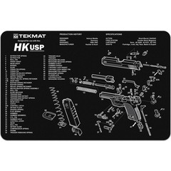 TekMat Original Gun Cleaning Mat – 17″ X 11″ – Heckler & Koch USP