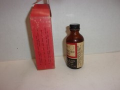 Vintage Sears Nitro Powder Solvent 2Oz Bottle Empty In The Original Box