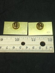 2 OTIS GUN CLEANING TACTICAL FIRE ARMS HUNTING SHOTGUN AUTOMATIC WEAPON HAT PINS