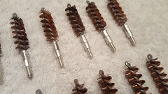 Bore Cleaning Brushes (12) for .40 .41 Caliber Guns 10mm 40 S&W/.41 Cal. Pistol