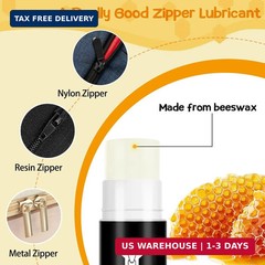 Hunting Zipper Wax Sticks-Portable Snap and Zipper Lubricant-Wax Snap and Zipper