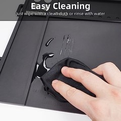 Gun Cleaning Mat with Magnetic Organizer Tray, Anti-Slip Rubberized Workbench Pa