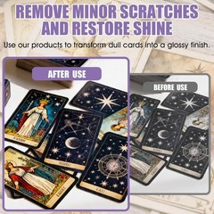 Trading Card Cleaning Kit Includes Polishing Paste and Spray for Surface Care