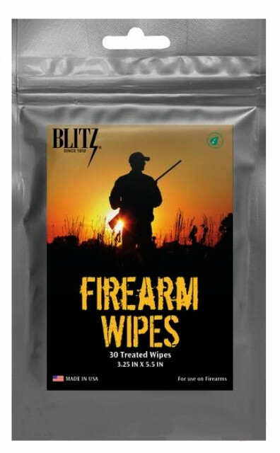 Blitz Firearm Wipes Puts a Synthetic layer of gun oil Protects items ~ Made USA