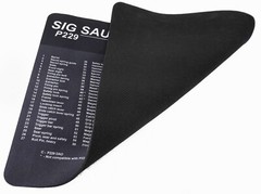 Gun Cleaning Mat for Sig Sauer P229 Breakdown Schematics Parts Diagram