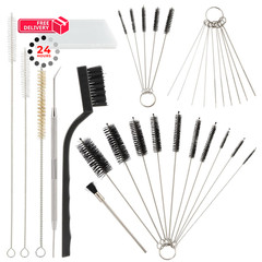 Airbrush Cleaning Kit, Multi-Purpose Spray Gun Nylon White