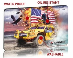 GUN CLEANING Mat Waterproof Scratch & Fade Proof Cleaning Cloth PRESIDENT TRUMP
