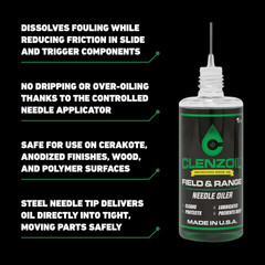 Field & Range Gun Cleaner Lubricant Protectant [CLP] Needle Oiler | Gun Cleaner