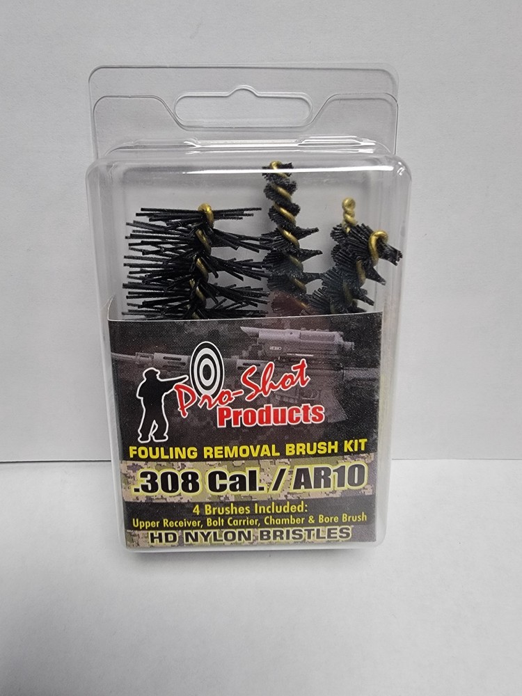 Pro-Shot Total Fouling Removal Brush Nylon Kit for .308 Cal.-4 Brushes Included