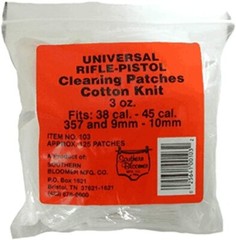 cotton gun cleaning patches