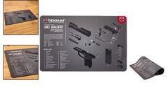 Durable Rubber Backed Cleaning Mat for Sig Sauer P365 – Easy Storage Solution