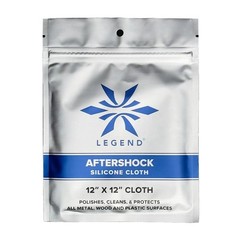 Legend Outdoor Gear Aftershock Silicone Cloth 100% Cotton Flannel Black AS-SC-12
