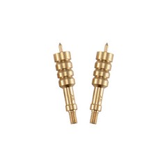 .40 Cal Solid Brass Spear Pointed Jag Gun Clean Accessories Brass Pack of 2