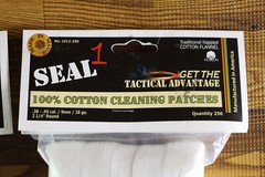 SEAL1 1012-250 Cleaning Patches For .38-.45 9MM 28ga 2-1/4″ LOT OF 2 USA