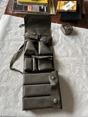 Post War Swiss Military Boot Shine & Maintenance Kit Incomplete Army green 1978