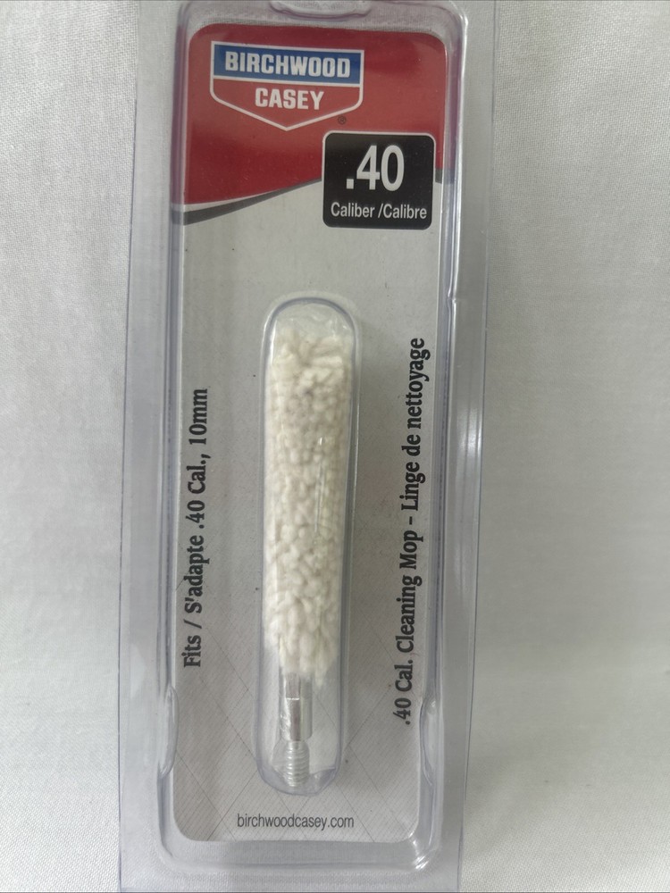Birchwood Casey .40 Cal Cleaning Mop. 41327. H36-37