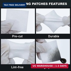 PINGMIC Gun Cleaning Supplies – 6″ Long Cotton Swabs and 2″x2″ Cleaning Patches