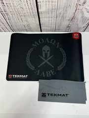 TekMat Bench Mat_ Molon Labe, R17-Molonlabe 11″x17″ Neoprene Rubber. New