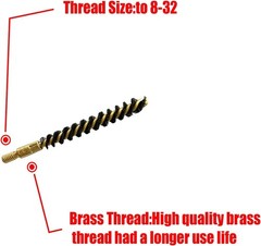 .22 Cal Bore Nylon Gun Cleaning Brush for 22lr Rifle Pistol Handgun Cleaning (6