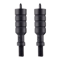 2 Pieces .40 Caliber Nylon Spear Pointed Jag Outers Jag Cleaning Tip Accessories