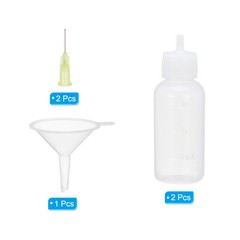 30ml 1oz Needle Oiler,2Pcs Glue Applicator Bottle with 2Pcs Stainless Needle Tip