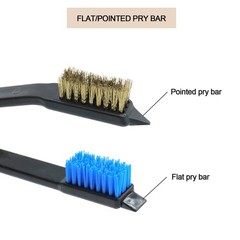 Gun Cleaning Brushes Kit – Brass, Copper, Steel & Nylon Picks Set for Firearms