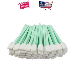 5.1″ Foam Swabs 100pcs Rectangle Head For Printer Head Optical Equipment Clean