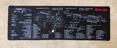 Gun Cleaning Mat 12″ X 36″(sewed Edges) (Sold in US)