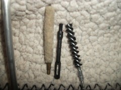 Cleaning Rod, Aluminum and Patchholder, brush, mop, new for 30-06,308, 7.62,9mm