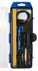 DAC GunMaster Hybrid Cleaning Kit 22 Cal Rifle-16 Pieces Black-Blue – GM22HY