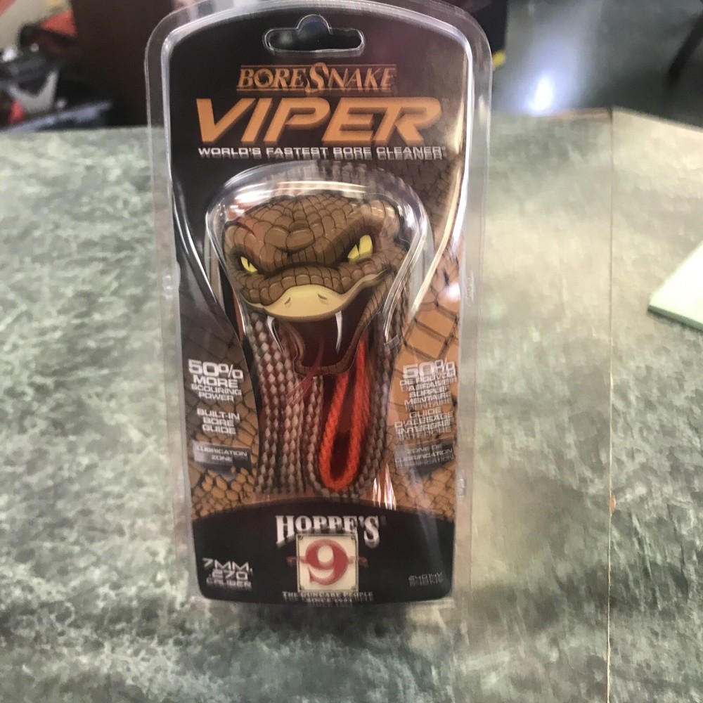 Hoppe’s BoreSnake Viper 7mm, .270, .284, .280 Caliber Rifle Bore Cleaner. NIP