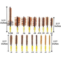 Elite Cleaning Kit – Universal Multi-Caliber Set for .17 .20 .22 .243 .270 .3…