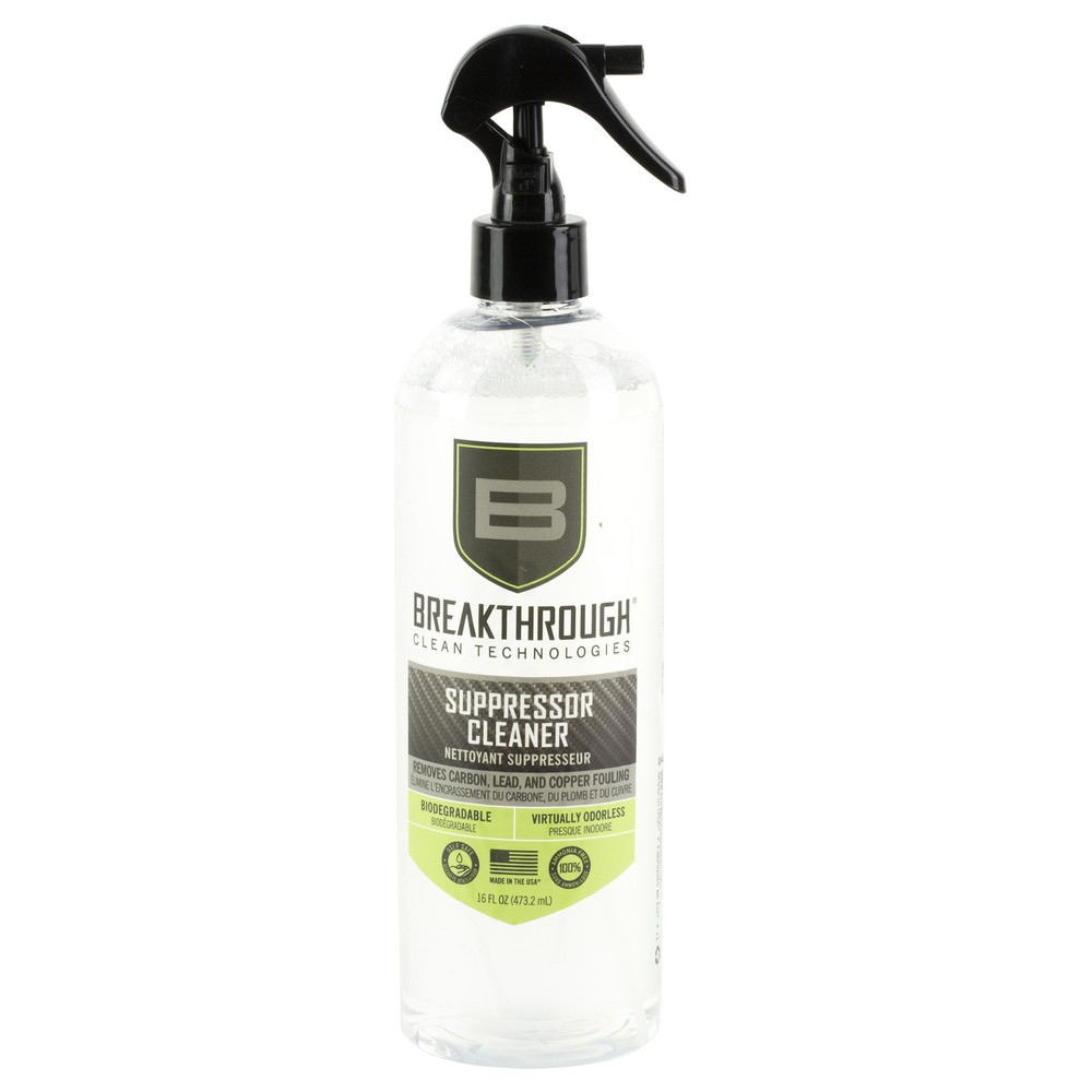 BCT Suppressor Cleaner Solvent 16oz Pump Spray Bottle Removes carbon fouling