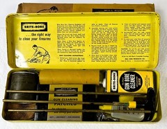 Mill Run BRITE-BORE Rifle Gun Cleaning Kit Metal Box 25BU Rifle & Pistol .22 Cal
